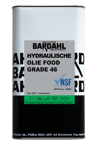 Hydraulische food grade olie ISO 46 NSF