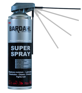 Bardahl Super Spray 500ml met 2-Waystraw