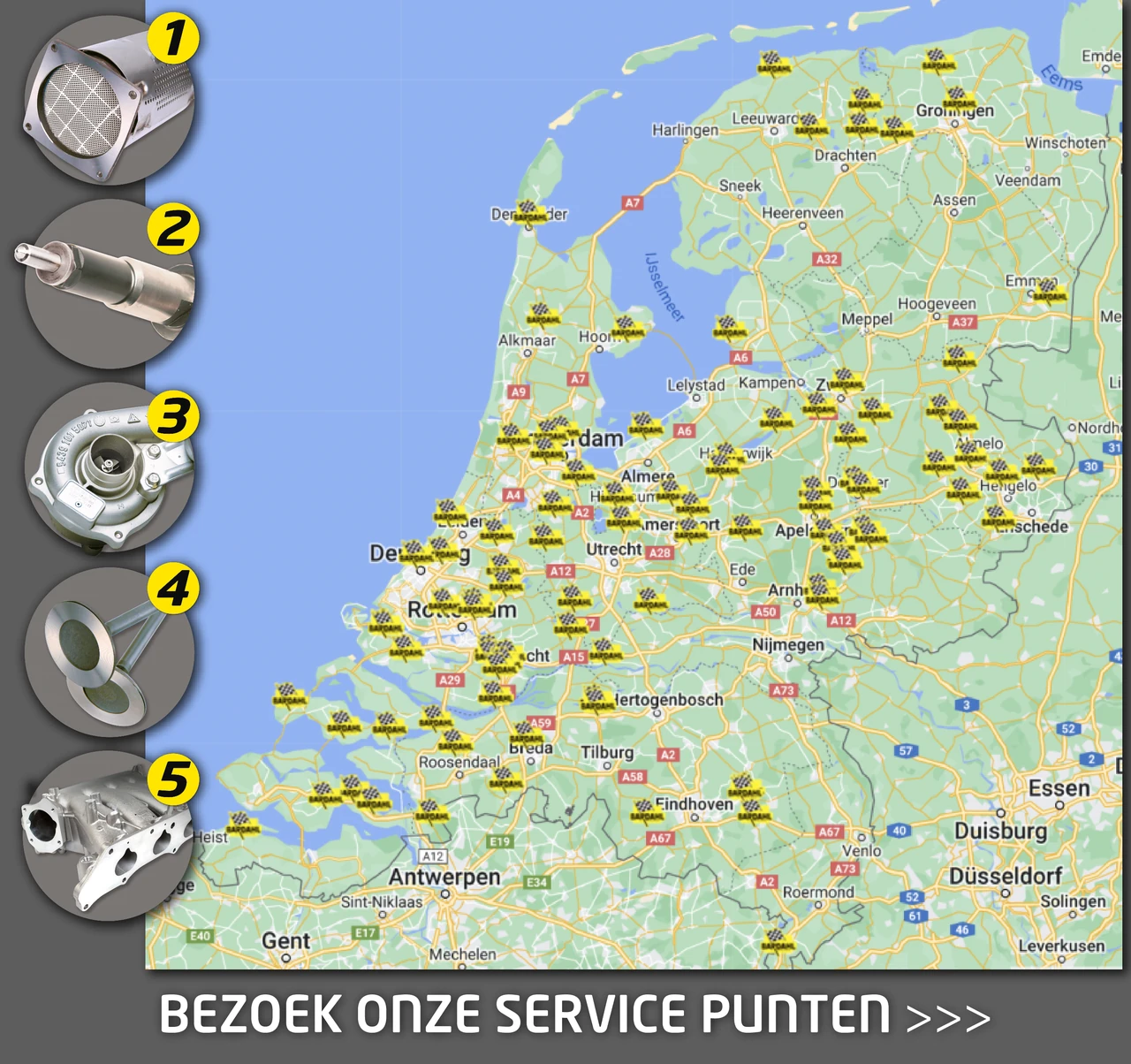 Vind een Bardahl servicepunt