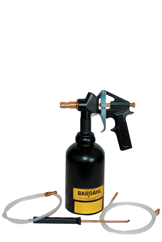 Spuitpistool met beker Intercoating